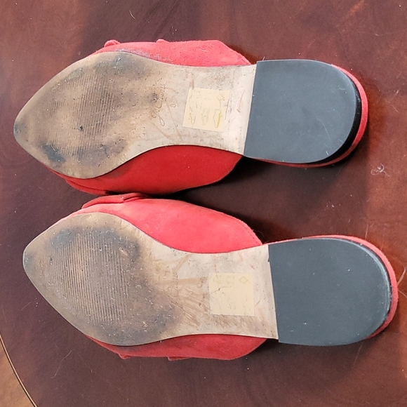 J. CREW RED MULES - Picture 4 of 5